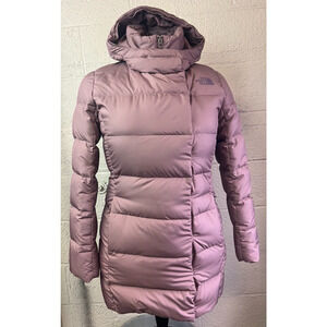 The North Face Women's Puffer Coat in Dusty Mauve